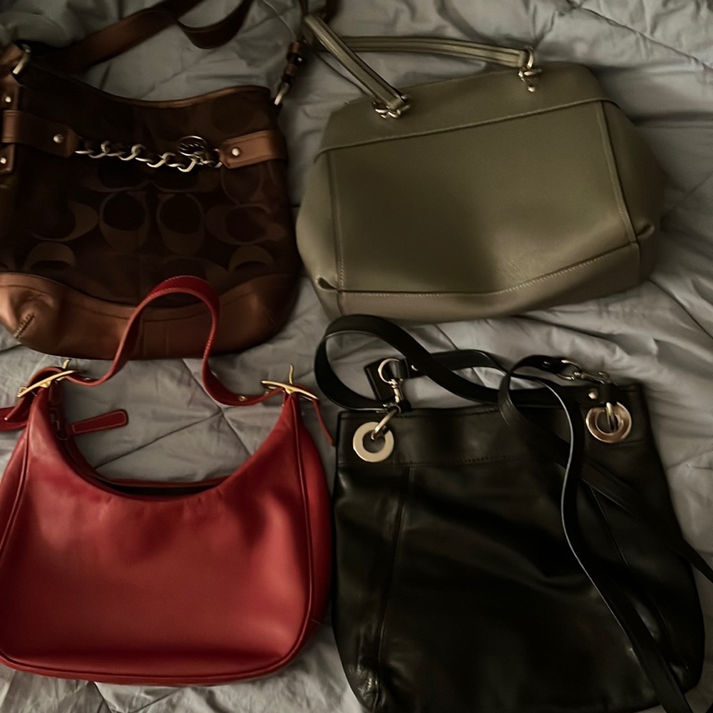 Lot of 4 Coach Bags